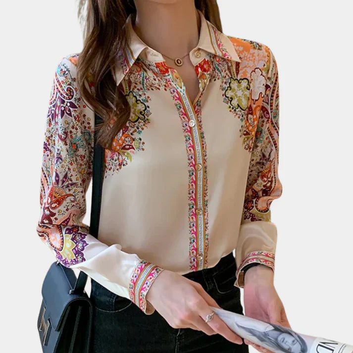 Sofia | Women's elegant long sleeve - blouse