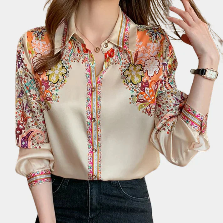 Sofia | Women's elegant long sleeve - blouse