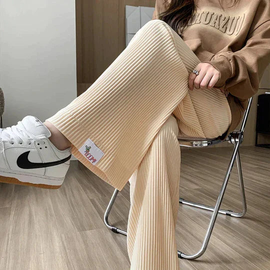 Dilara - Ribbed trousers