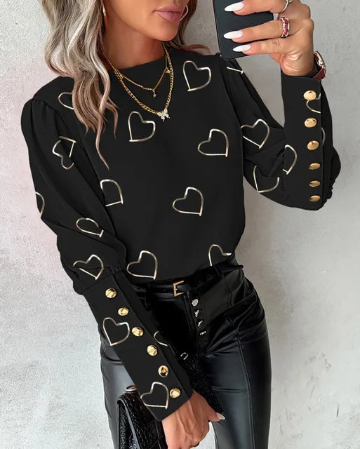 Sanja | Button Closure Blouse - Classic Women's Shirt