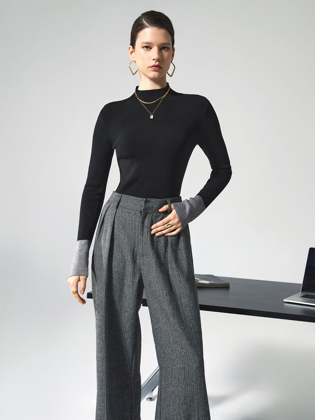 Women's Summer Contrast Top – Lana