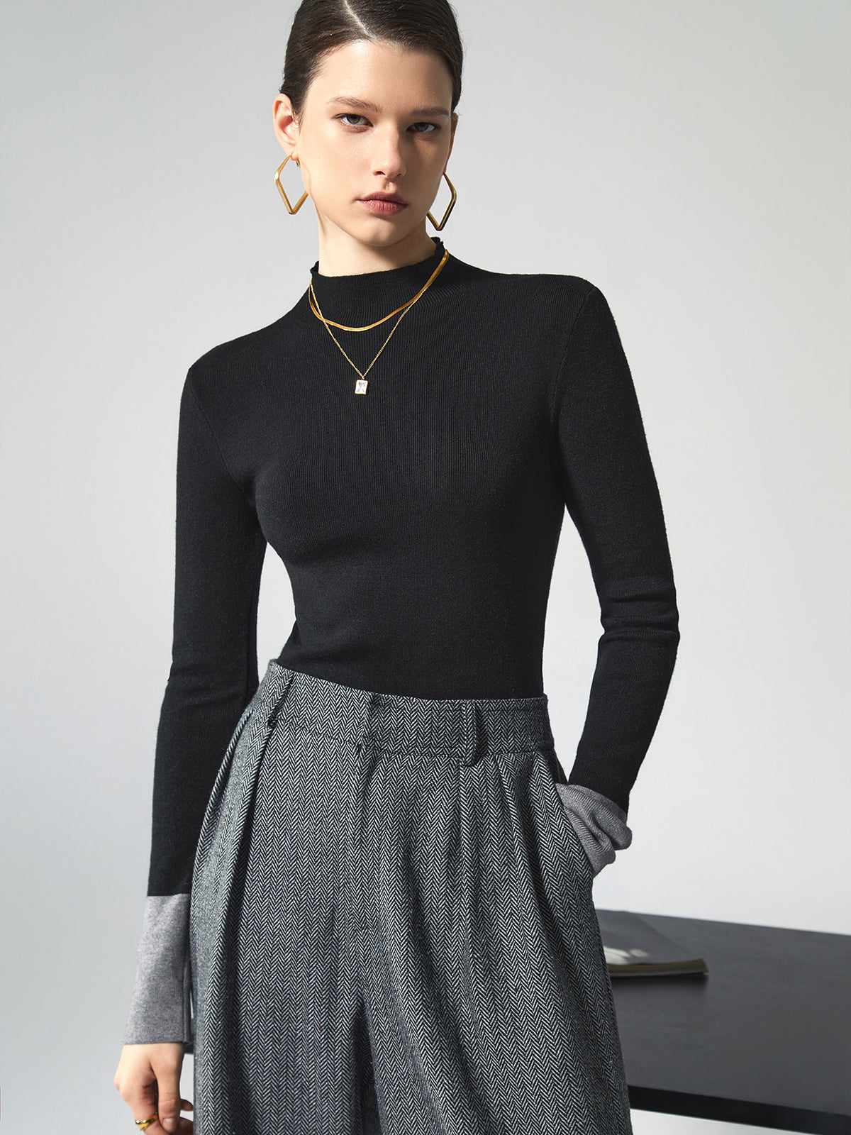 Women's Summer Contrast Top – Lana