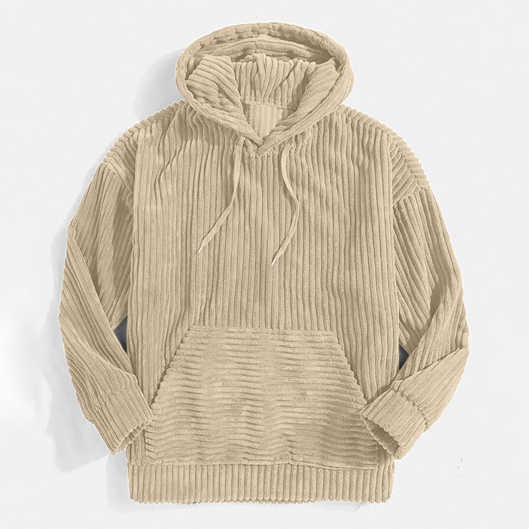 Jonas | Hoodie in ribbed corduroy