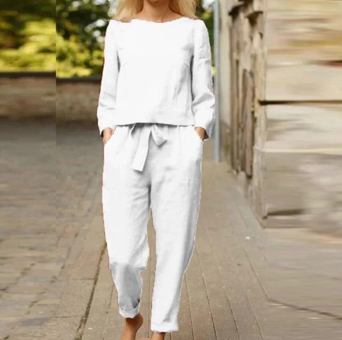 Lenora | Spring and Summer Linen Set