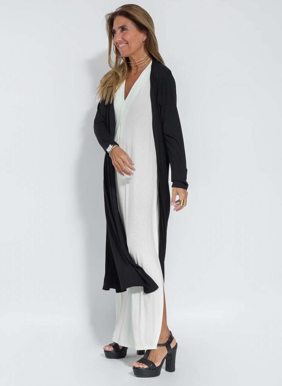 Figurative Dress with Vest – Valentina