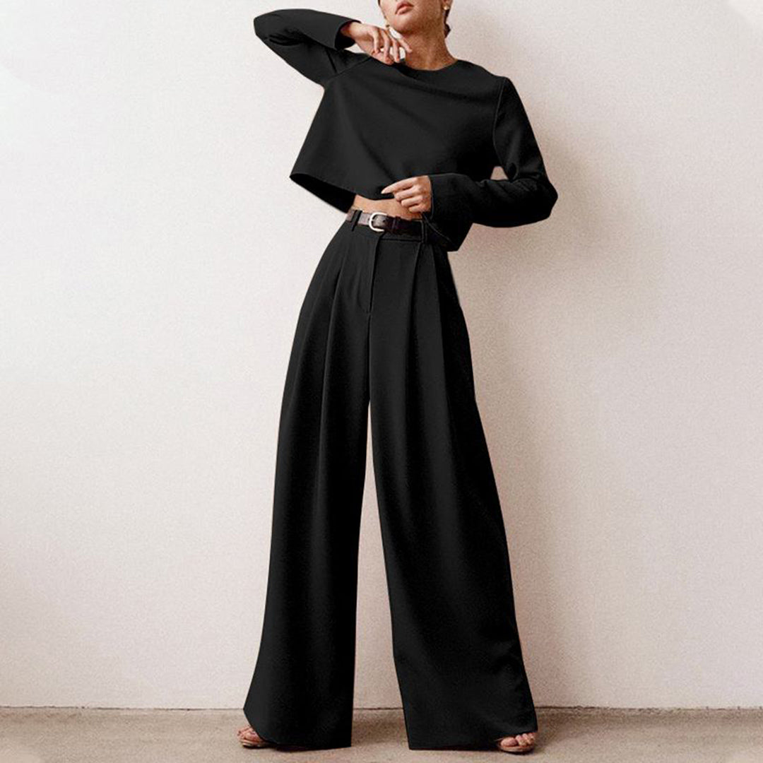 Trendy Two-Piece Palazzo Set - Amara