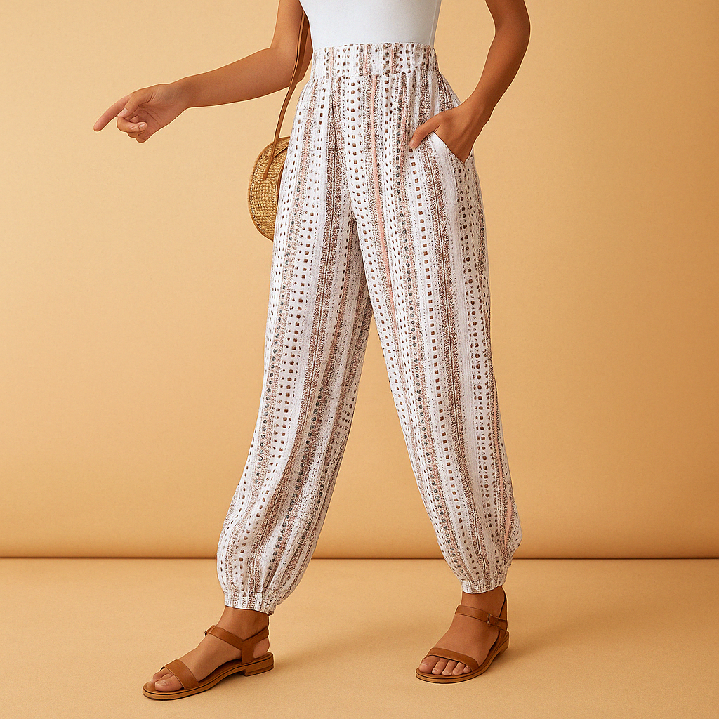 Women's Boho High-Waist Pants
