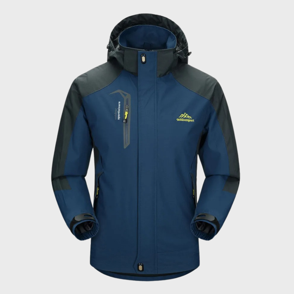 Waterproof wind jacket for men