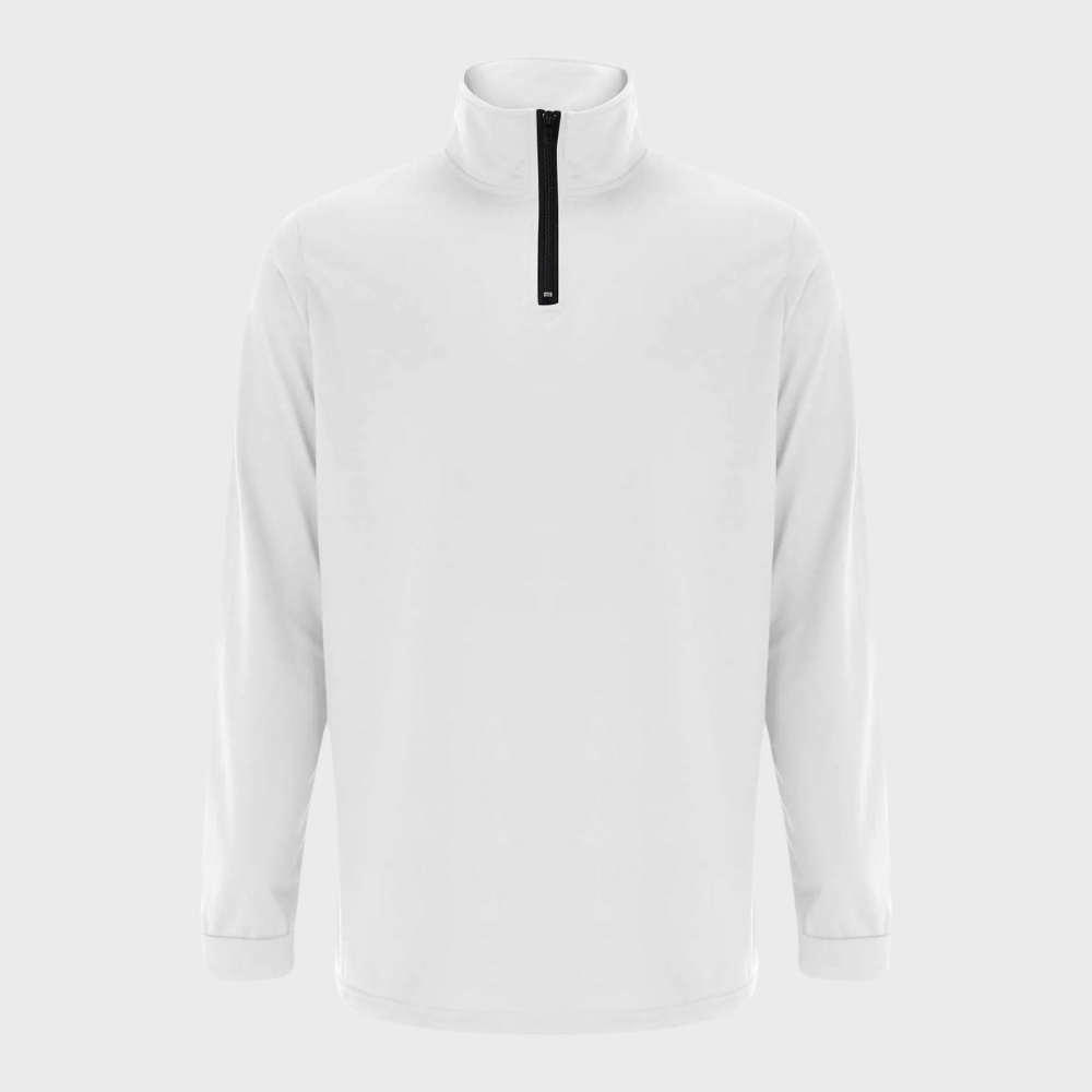 Warm men's sweater with zipper