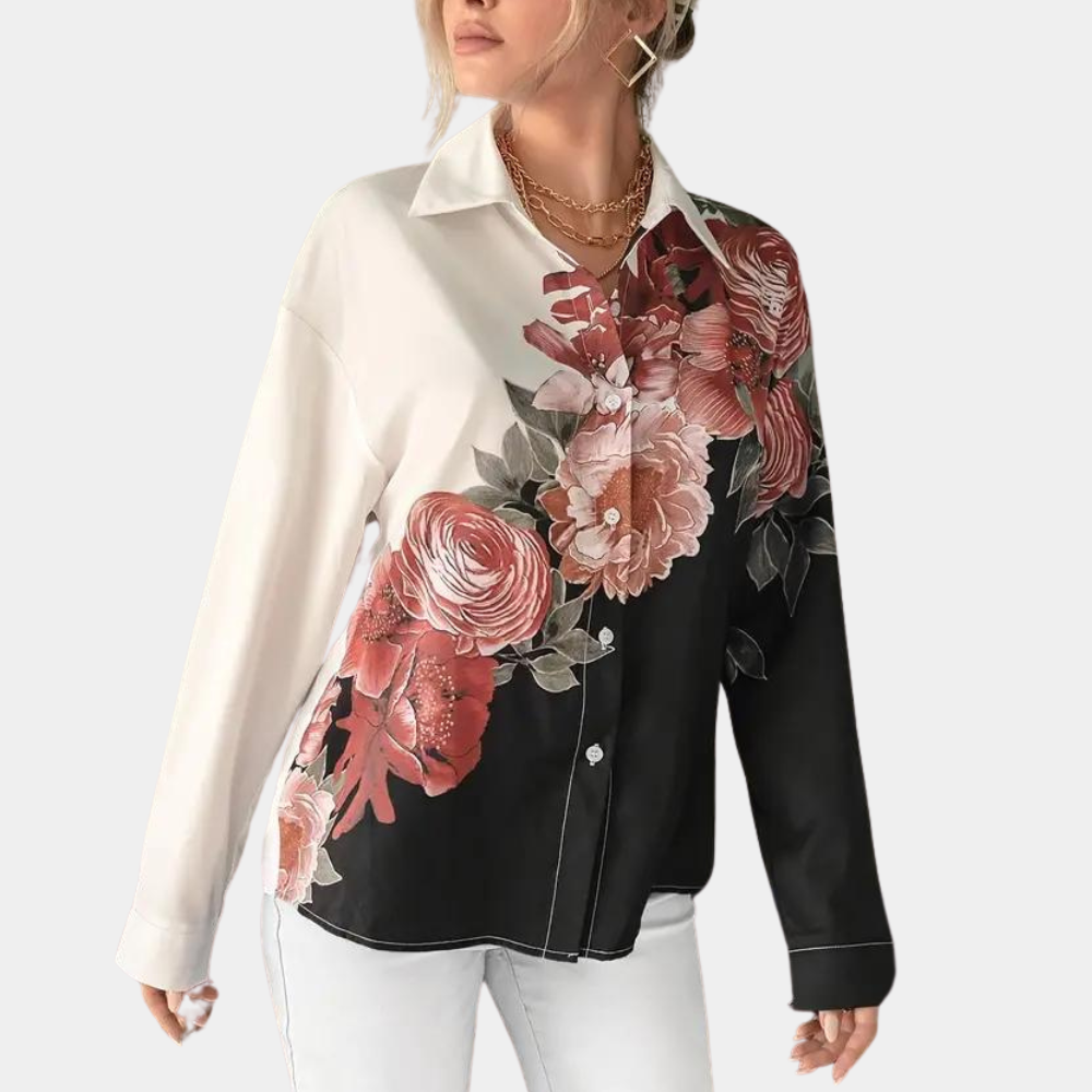Arianna | Women's button-up - long sleeve blouse