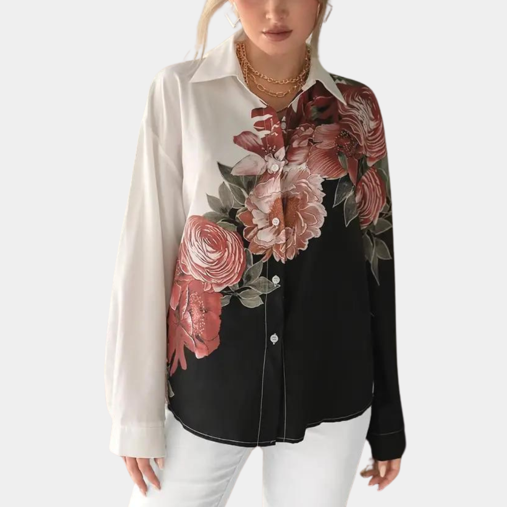 Arianna | Women's button-up - long sleeve blouse