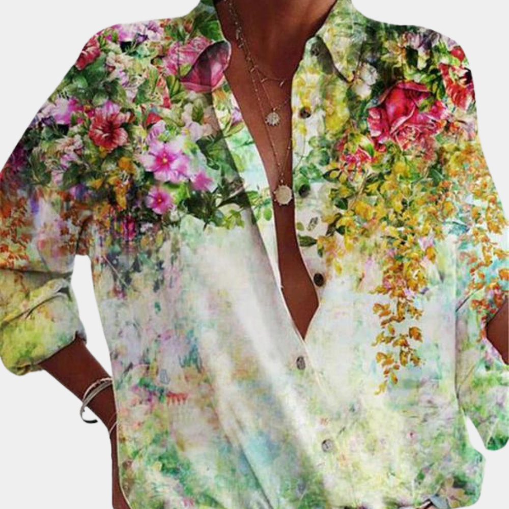 Arianna | Women's button-up - long sleeve blouse