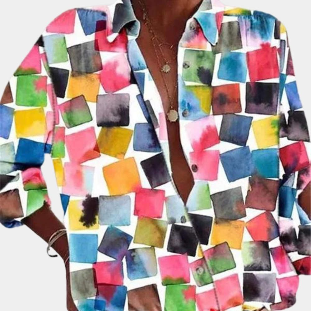 Arianna | Women's button-up - long sleeve blouse