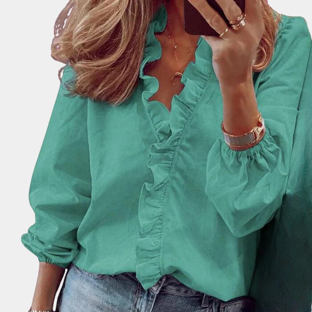 Nethma | Women's Mosaic Blouse - Stylish & Comfortable Design