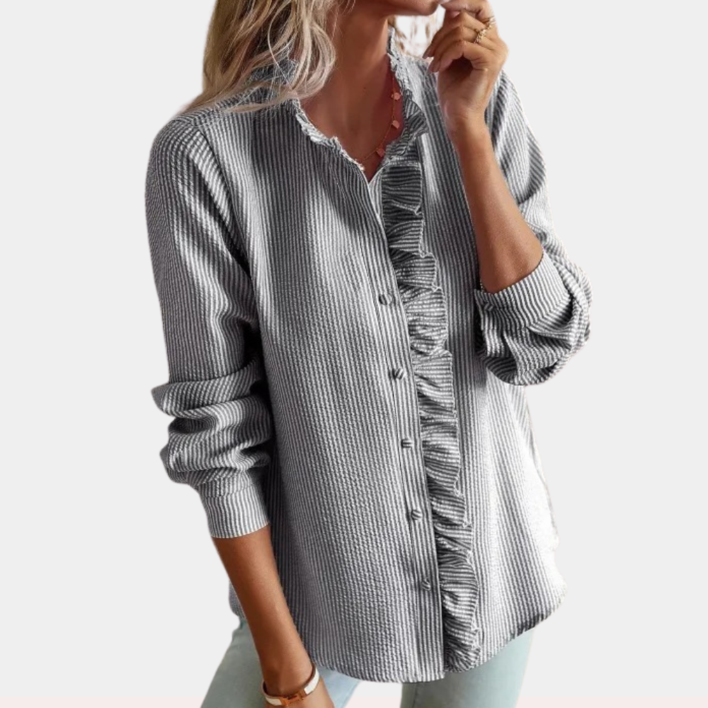Saheli | Striped Summer Blouse for Women - Trendy & Comfortable