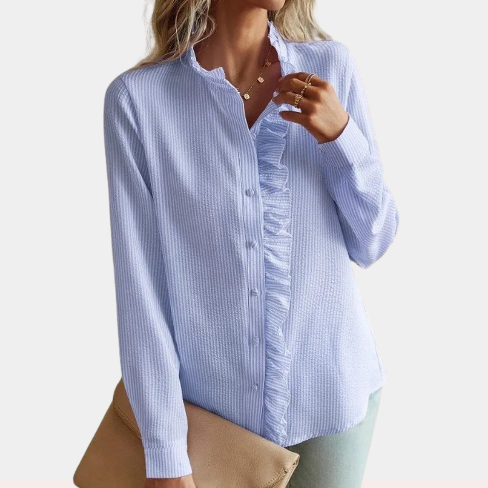 Saheli | Striped Summer Blouse for Women - Trendy & Comfortable