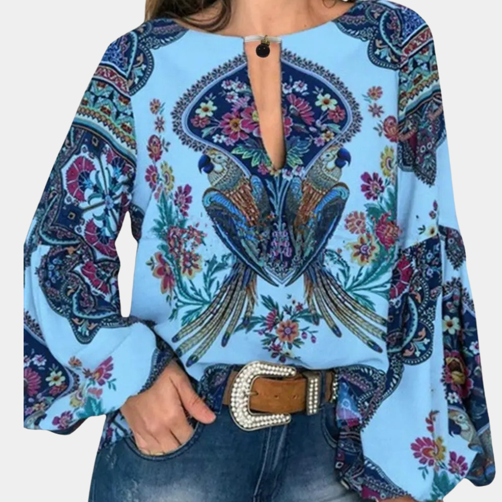 Giulia | Women's floral print - casual blouse