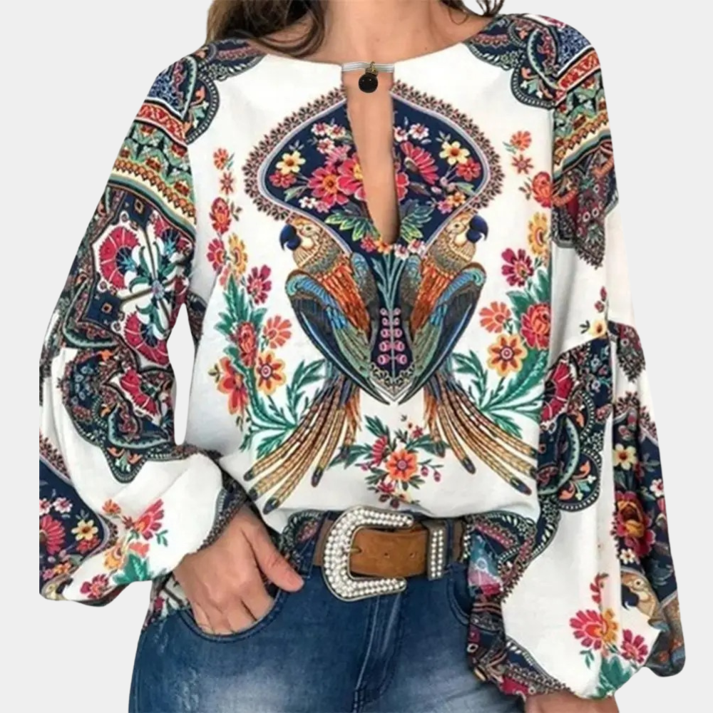 Giulia | Women's floral print - casual blouse