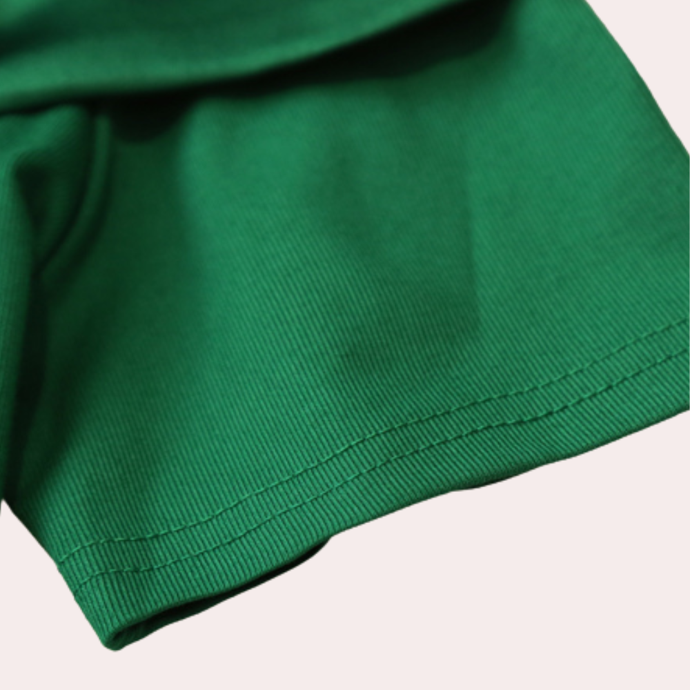 Nisansala | Slim Fit T-Shirt With Square Collar and Bow - Stylish & Trendy