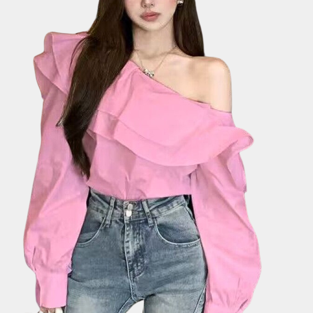 Savini | Off-Shoulder Blouse for Women - Sophisticated & Chic
