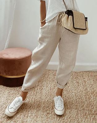 Rafina - Elegant cotton trousers