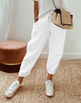Rafina - Elegant cotton trousers