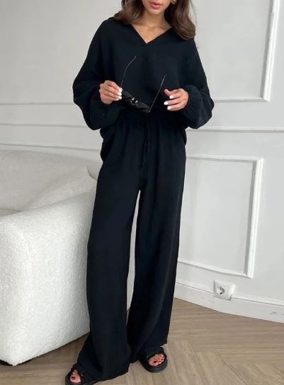 Arbitra - Loose casual top and pants two piece set