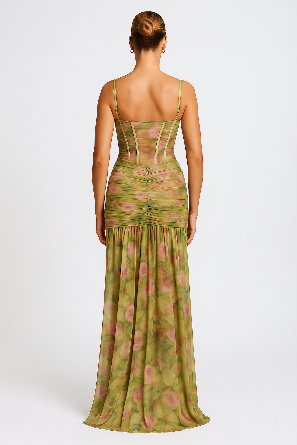 Cireya | Flower Print Maxi Dress