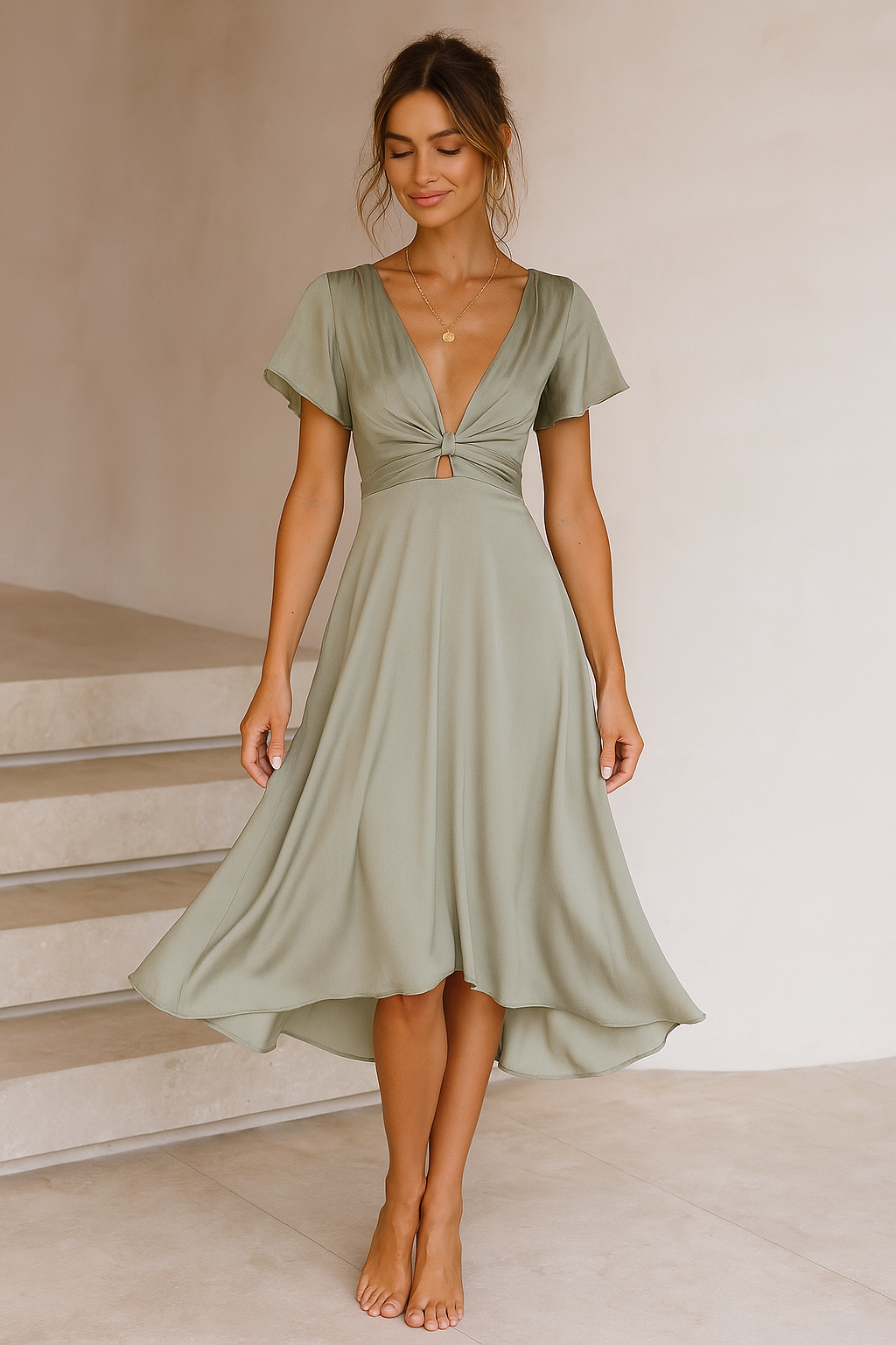 Elanora – Elegant dress with flowing silhouette