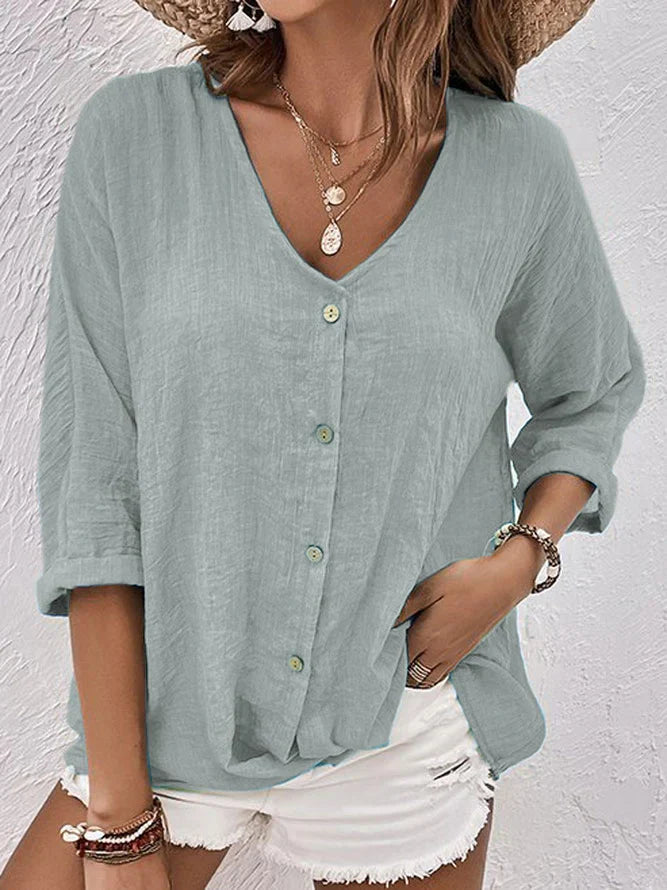 Clara – Linen Shirt for Women