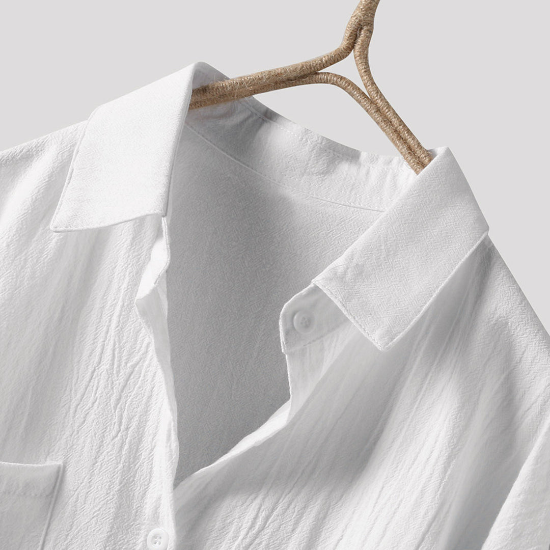 Kristina | - Women's casual long sleeve polo collar blouse
