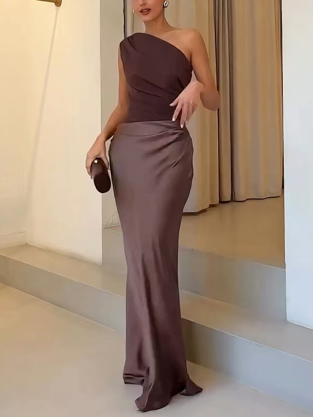 Amelia | One Shoulder Dress