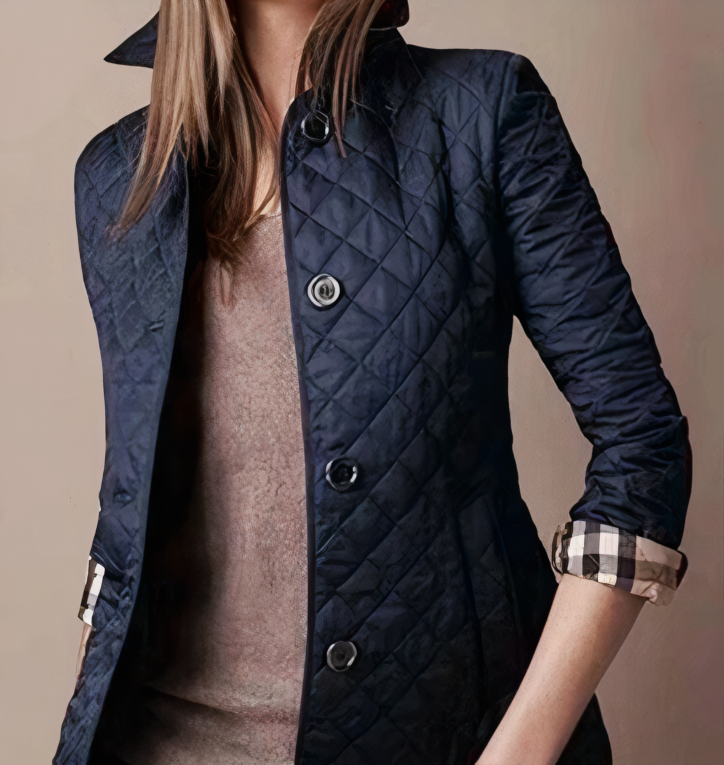Women's Silk Cotton Coat - Evelyn
