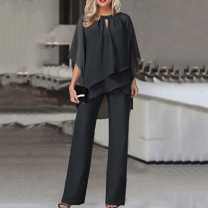 Regina - Batwing Sleeve Hose Irregular Set