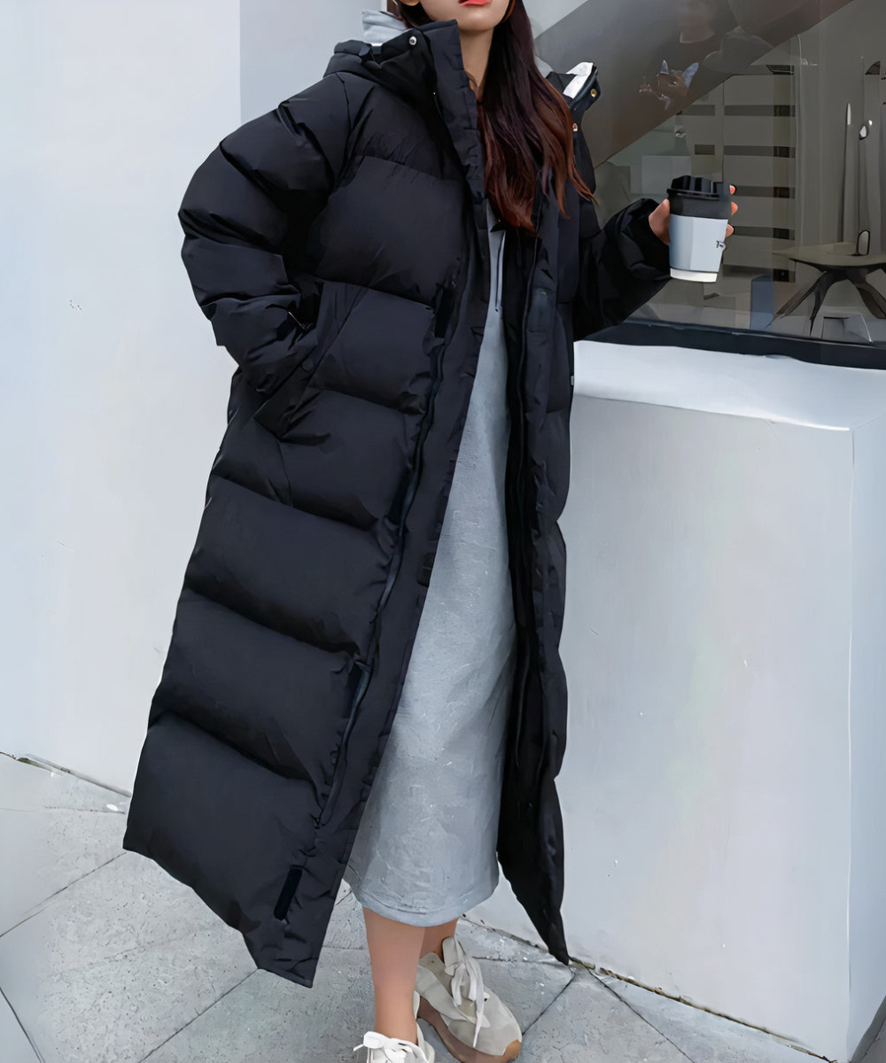 Waterproof and windproof long coat - Fleur