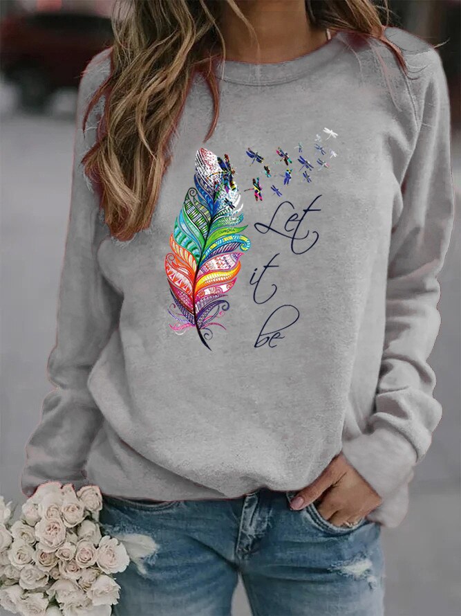 Amelia - Printed winter sweater