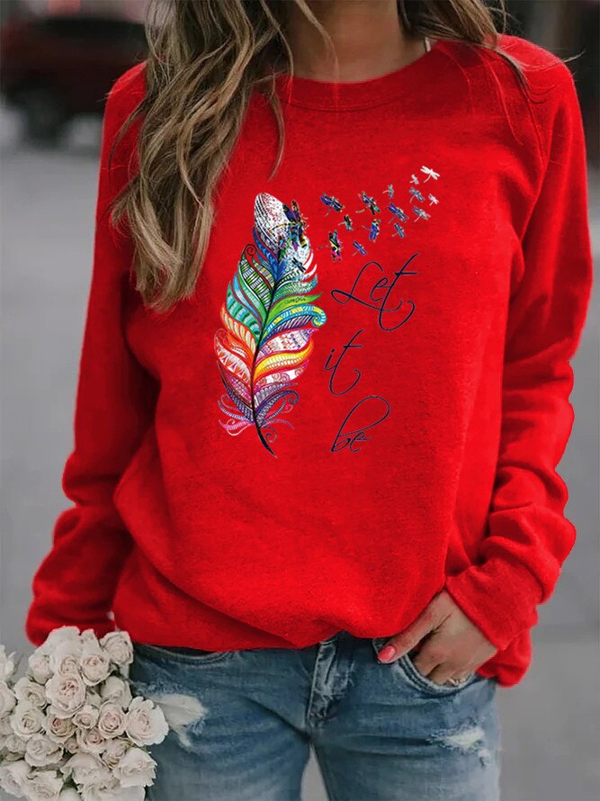 Amelia - Printed winter sweater
