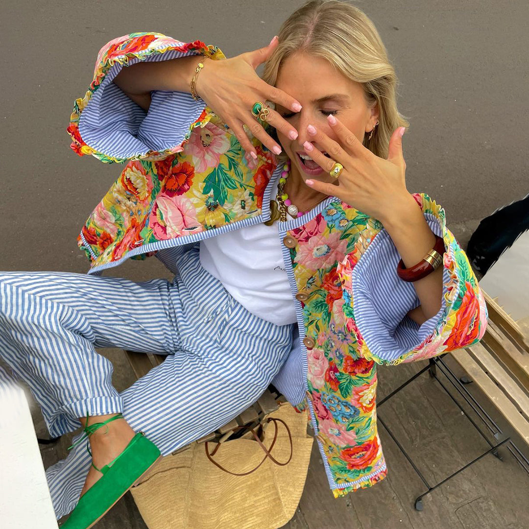 COLORA | STYLISH FLOWER JACKET