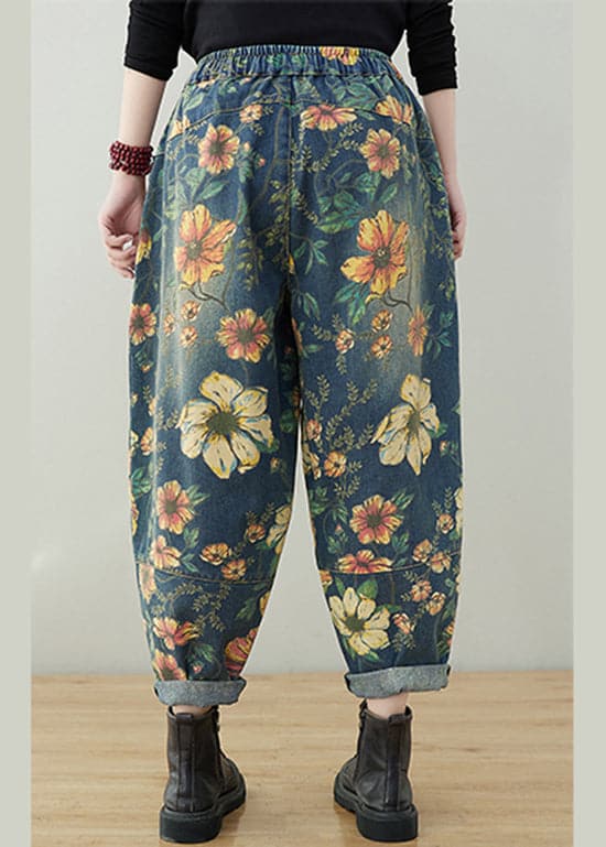 Luna - Printed Drawstring Trousers