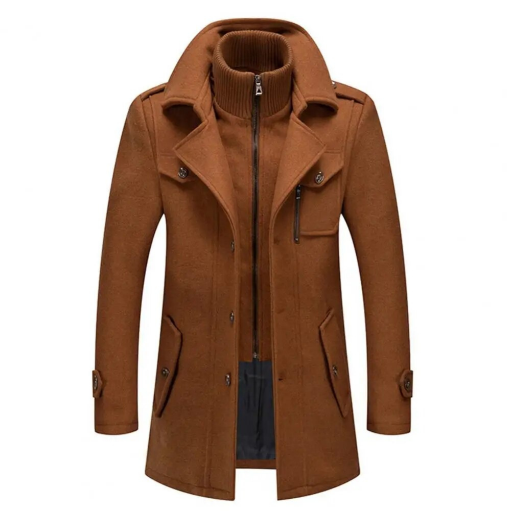 Fashionable double collar jacket for men - Grayson