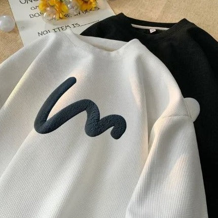Nell - Wave Pattern Sweatshirts for Men