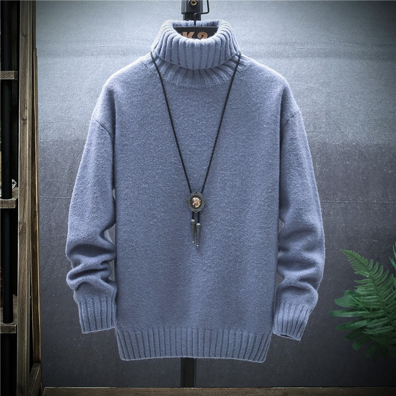 Lucas Classic Line - Chunky Turtleneck for a Modern Man