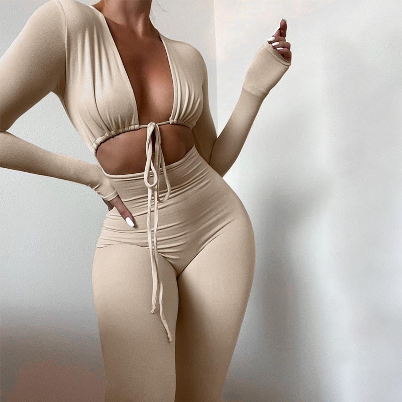 Jumpsuit with cut-out