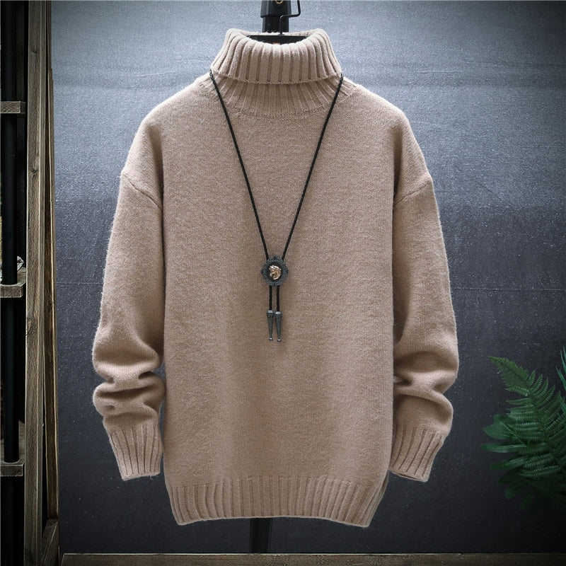 Lucas Classic Line - Chunky Turtleneck for a Modern Man