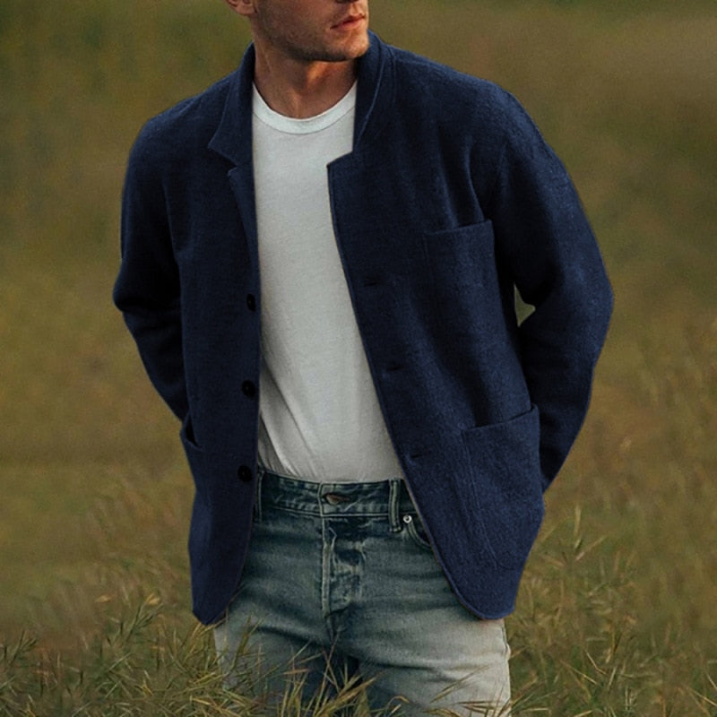 Tommy Digan | stylish wool cardigan with button closure for men