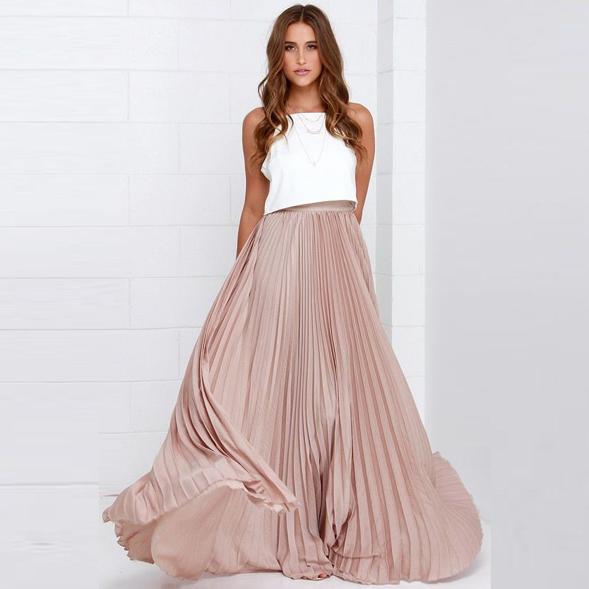 Arra - Elegant maxi dress for women in boho retro style