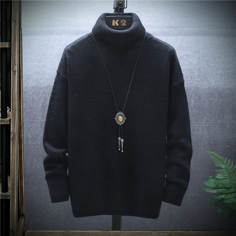 Lucas Classic Line - Chunky Turtleneck for a Modern Man