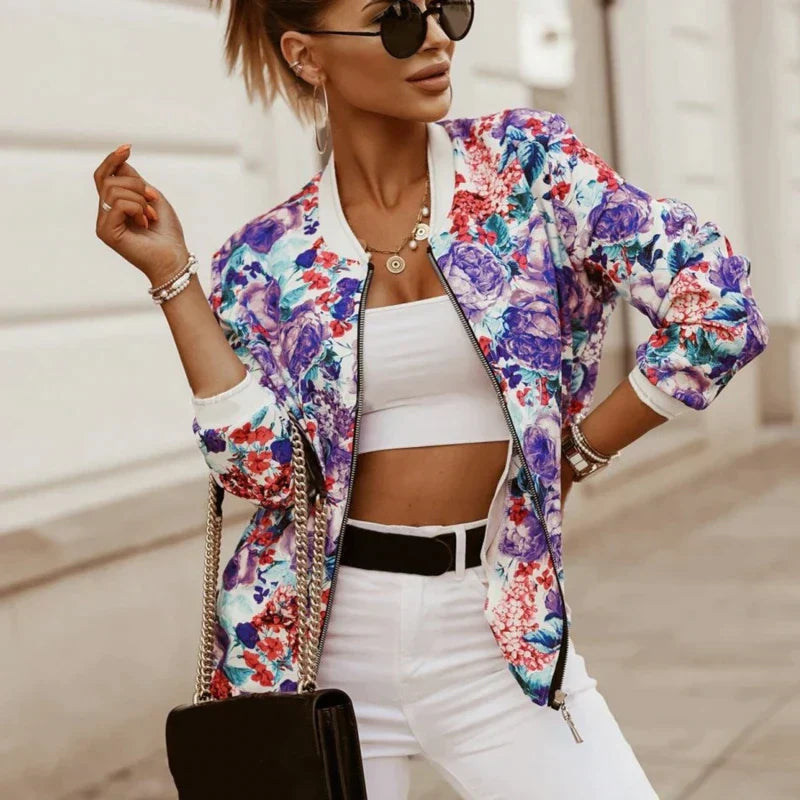 Alba - Fashion bomber jacket