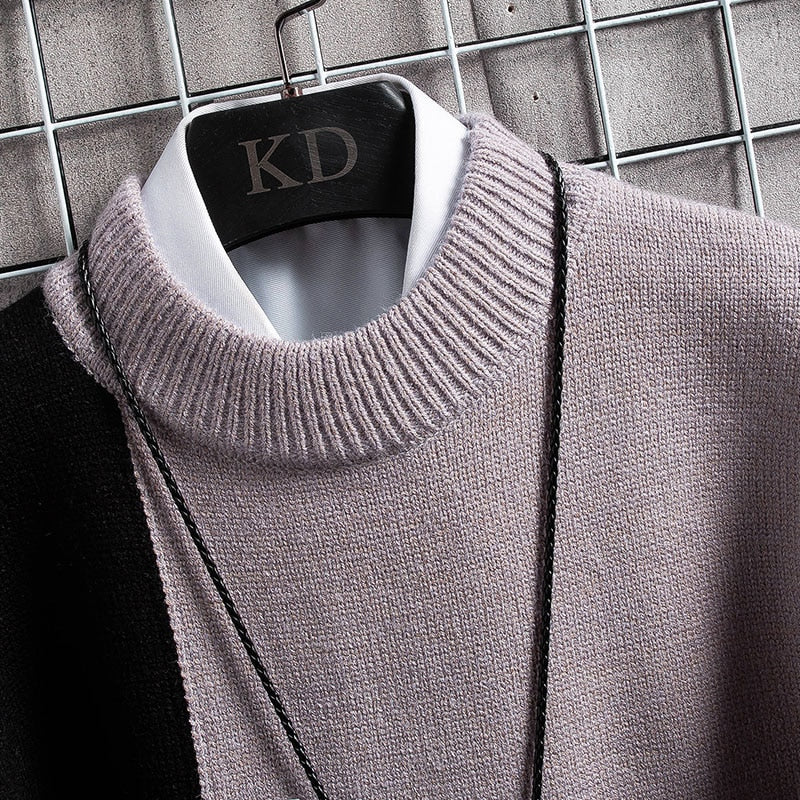 Felix Patchwork Pullover - Warm & Fashionable Sweater