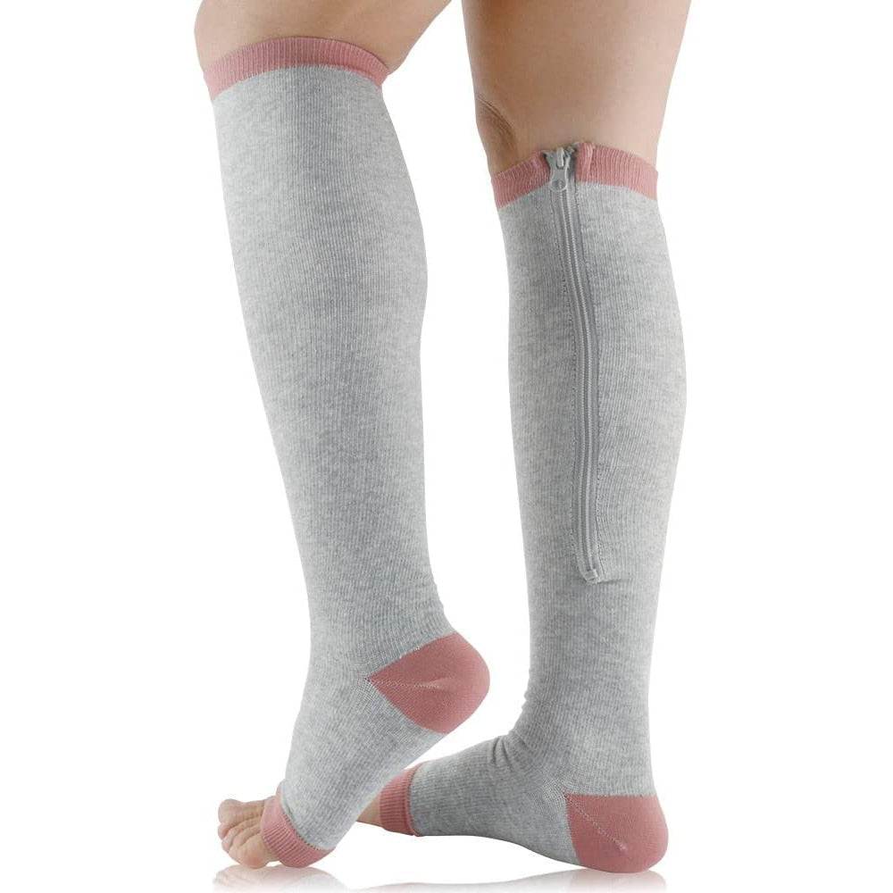 Comfortable Support Stockings with Zipper – Easy Relief for Tired Legs